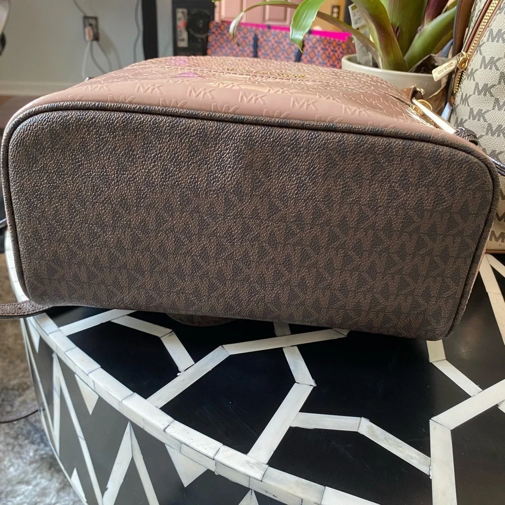 Micheal Kors Rhea Zip Logo Bookbag